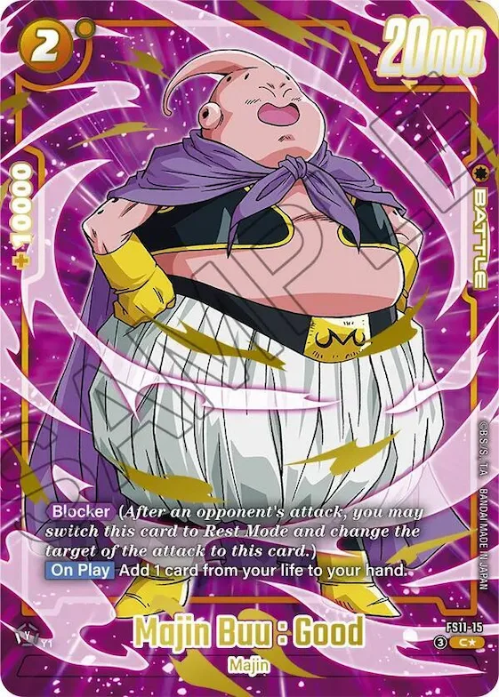 Majin Buu : Good (Gold) #fs11-15 – Starter Deck EX: The Phase of Evolution