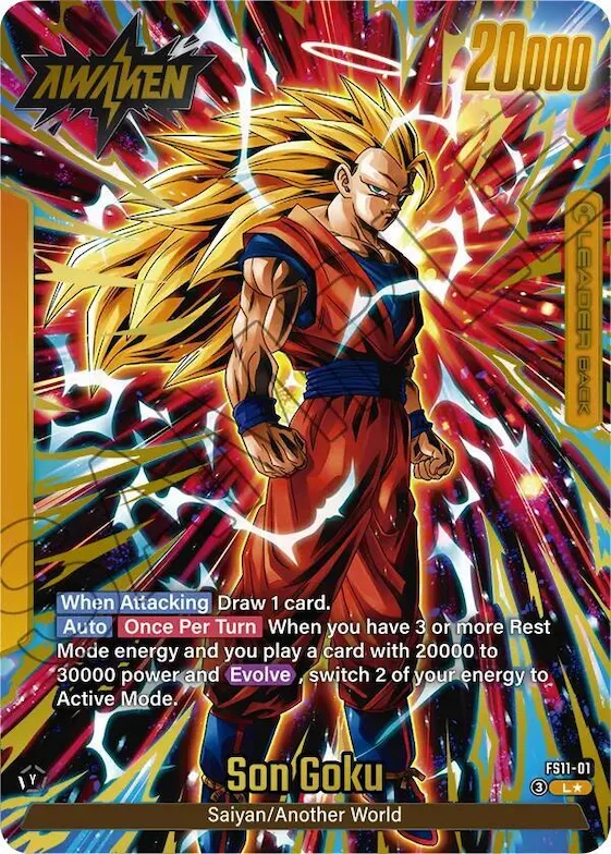 Son Goku - FS11-01 (Gold) #fs11-01 – Starter Deck EX: The Phase of Evolution