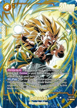 Gotenks - FS11-03 (Gold) #fs11-03 – Starter Deck EX: The Phase of Evolution