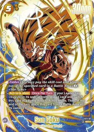 Son Goku - FS11-07 (Gold) #fs11-07 – Starter Deck EX: The Phase of Evolution