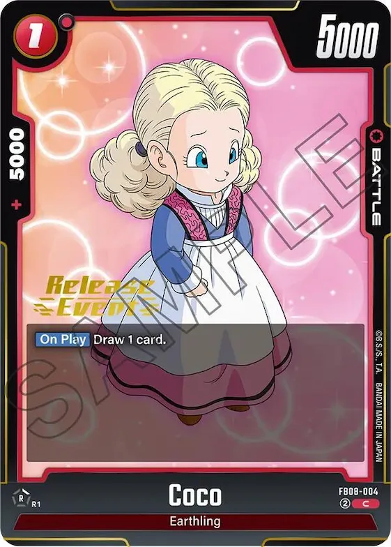 Coco #fb8-004 – Saiyan's Pride Release Event Cards