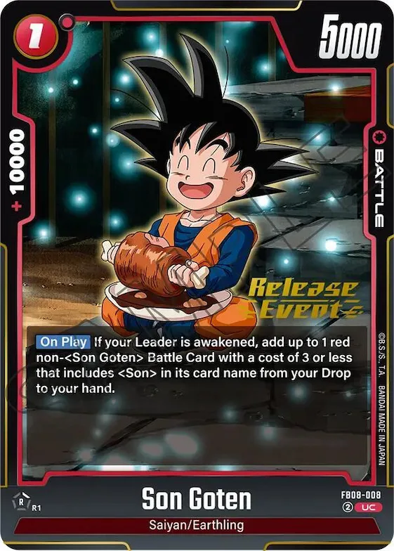 Son Goten - FB08-008 #fb8-008 – Saiyan's Pride Release Event Cards
