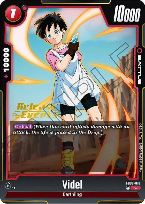 Videl - FB08-018 #fb8-018 – Saiyan's Pride Release Event Cards