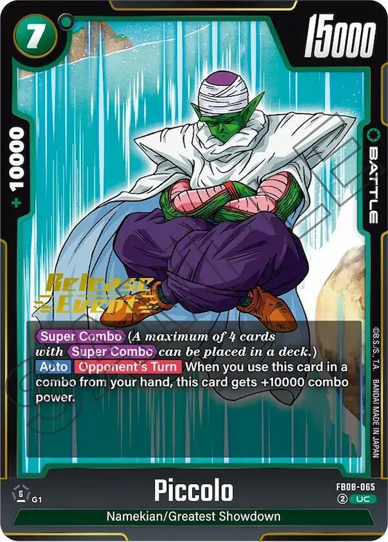 Piccolo - FB08-065 #fb8-065 – Saiyan's Pride Release Event Cards