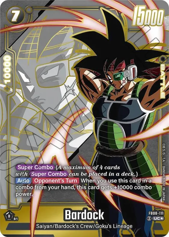 Bardock - FB08-111 (Alternate Art) #fb8-111 – Saiyan's Pride