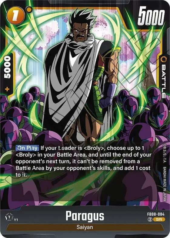 Paragus - FB08-084 #fb8-084 – Saiyan's Pride