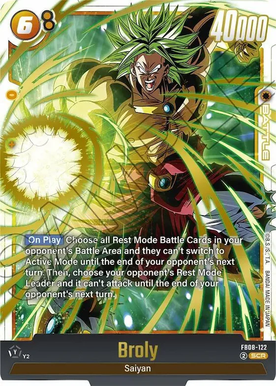 Broly - FB08-122 #fb8-122 – Saiyan's Pride