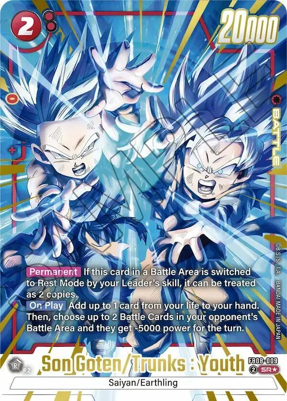 Son Goten/Trunks : Youth (Alternate Art) #fb8-009 – Saiyan's Pride