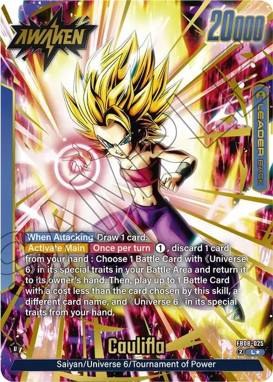 Caulifla - FB08-025 (Alternate Art) #fb8-025 – Saiyan's Pride