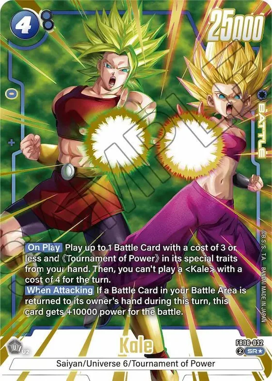 Kale - FB08-032 (Alternate Art) #fb8-032 – Saiyan's Pride