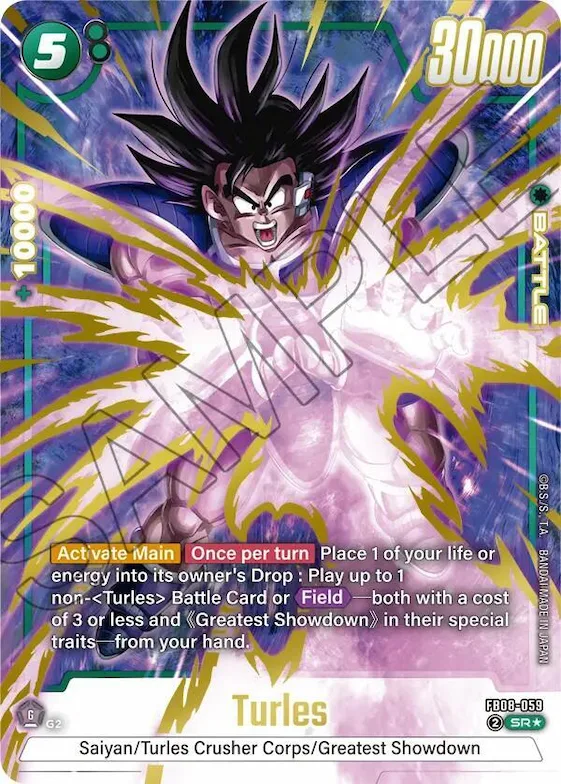 Turles - FB08-059 (Alternate Art) #fb8-059 – Saiyan's Pride