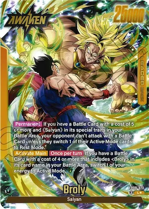 Broly - FB08-073 (Alternate Art) #fb8-073 – Saiyan's Pride