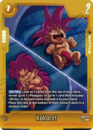 Kakarot - FB08-076 (Alternate Art) #fb8-076 – Saiyan's Pride