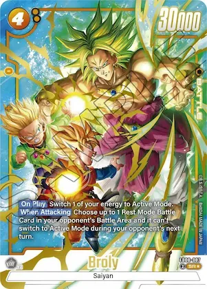 Broly - FB08-087 (Alternate Art) #fb8-087 – Saiyan's Pride