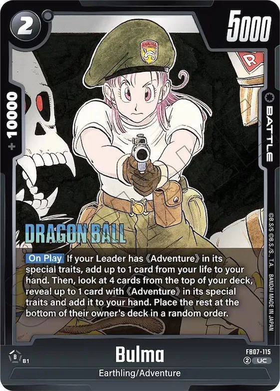 Bulma - FB07-115 #fb7-115 – Manga Booster 02