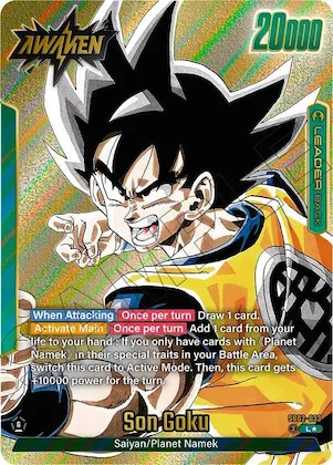 Son Goku - SB02-033 (Gold) #sb2-033 – Manga Booster 02