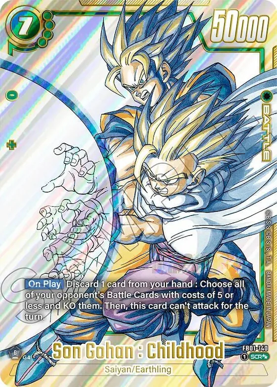 Son Gohan : Childhood - FB01-140 #fb1-140 – Manga Booster 02