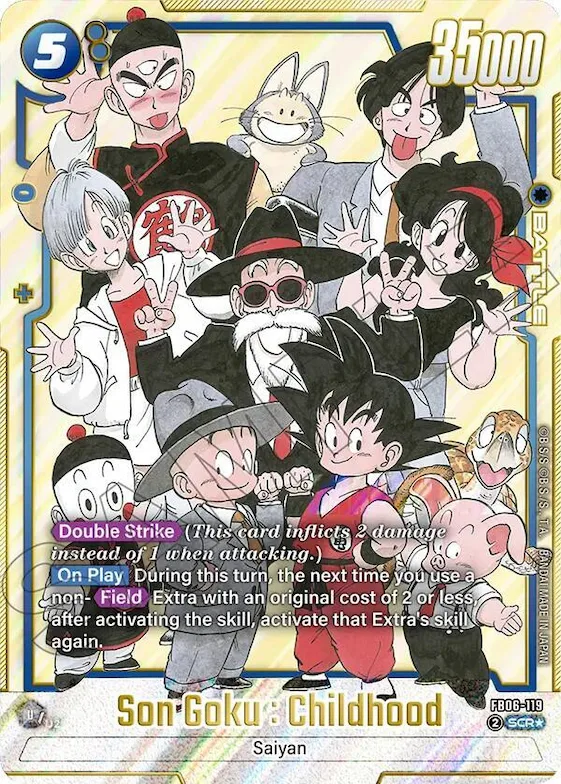 Son Goku : Childhood - FB06-119 (Alternate Art) #fb6-119 – Manga Booster 02
