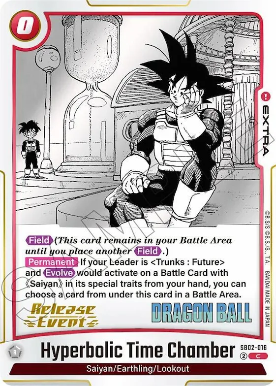 Hyperbolic Time Chamber #sb2-016 – Manga Booster 02 Release Event Cards