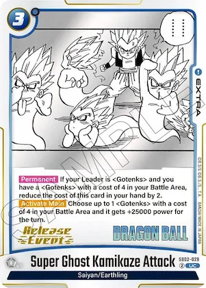 Super Ghost Kamikaze Attack #sb2-029 – Manga Booster 02 Release Event Cards