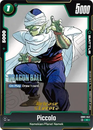 Piccolo - SB02-042 #sb2-042 – Manga Booster 02 Release Event Cards