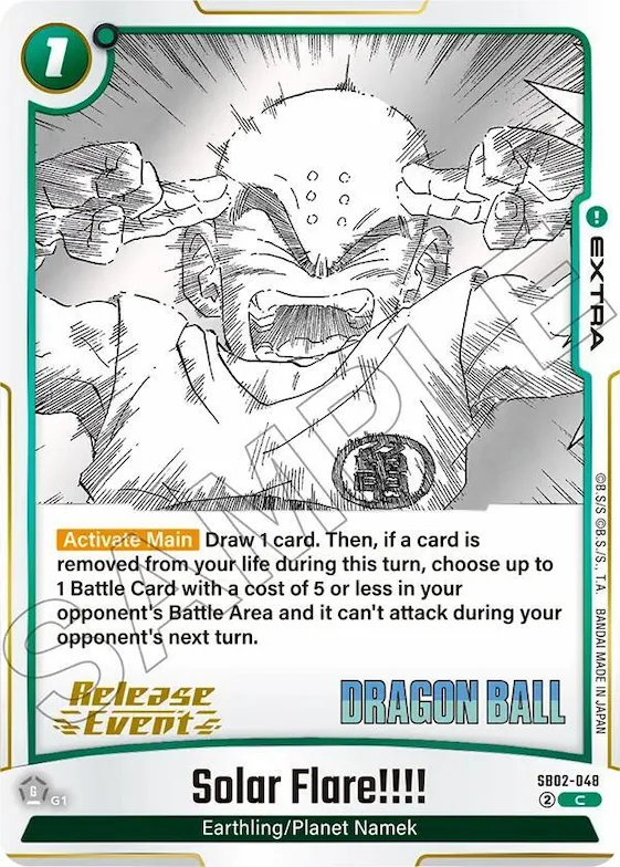 Solar Flare!!!! #sb2-048 – Manga Booster 02 Release Event Cards