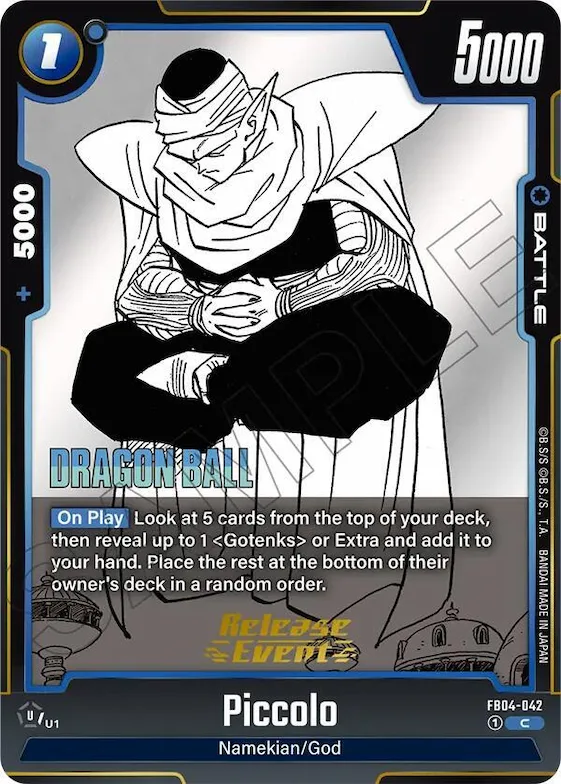 Piccolo - FB04-042 #fb4-042 – Manga Booster 02 Release Event Cards
