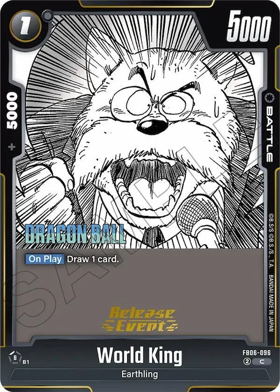 World King #fb6-096 – Manga Booster 02 Release Event Cards