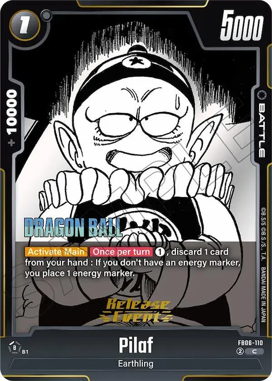 Pilaf #fb6-110 – Manga Booster 02 Release Event Cards