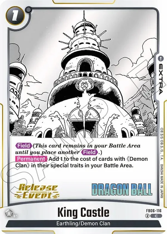 King Castle #fb6-116 – Manga Booster 02 Release Event Cards