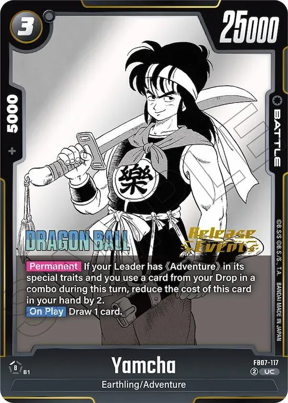 Yamcha #fb7-117 – Manga Booster 02 Release Event Cards