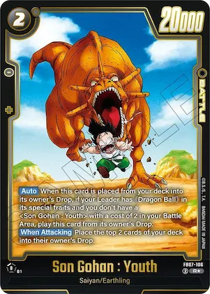 Son Gohan : Youth (Alternate Art) #fb7-106 – Wish For Shenron