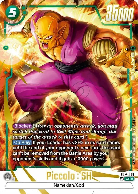 Piccolo : SH - FB07-066 (Alternate Art) #fb7-066 – Wish For Shenron