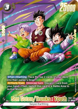 Son Goten/Trunks : Youth (Alternate Art) #fb7-105 – Wish For Shenron