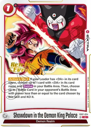 Showdown in the Demon King Palace #fb7-024 – Wish For Shenron Release Event Cards