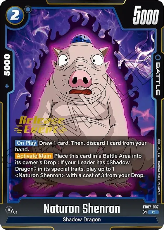 Naturon Shenron - FB07-037 #fb7-037 – Wish For Shenron Release Event Cards