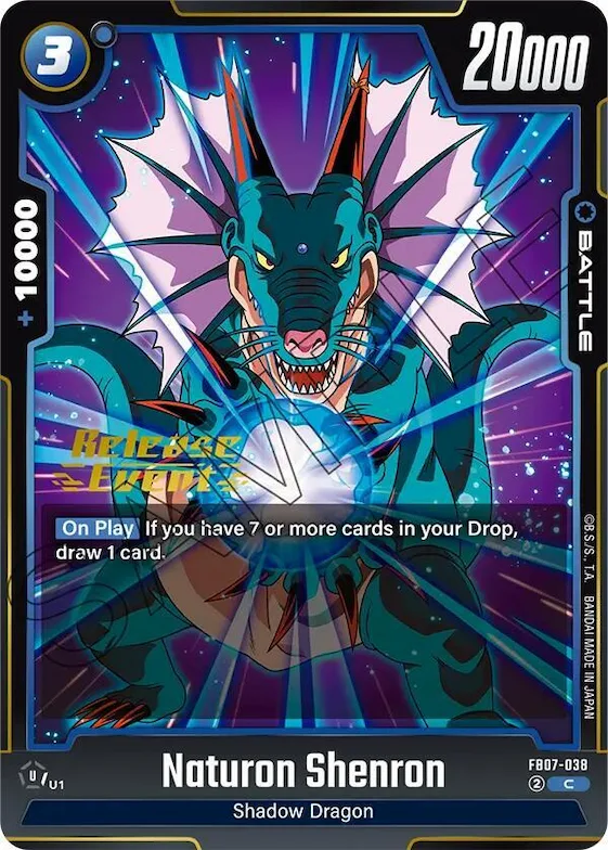 Naturon Shenron - FB07-038 #fb7-038 – Wish For Shenron Release Event Cards