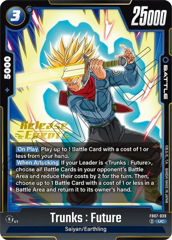 Trunks : Future #fb7-039 – Wish For Shenron Release Event Cards
