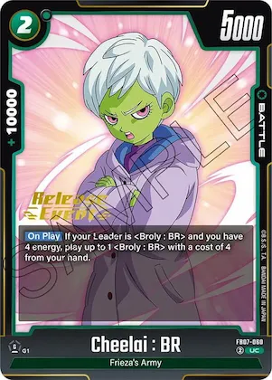 Cheelai : BR #fb7-060 – Wish For Shenron Release Event Cards