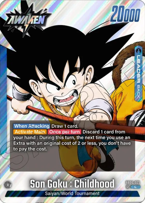 Son Goku : Childhood - FB06-025 #fb6-025 – Manga Booster 01