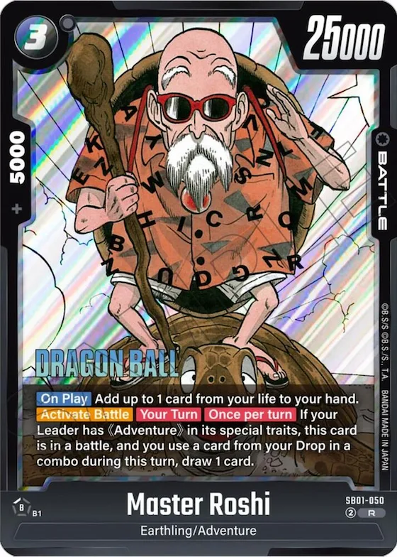 Master Roshi #sb1-050 – Manga Booster 01