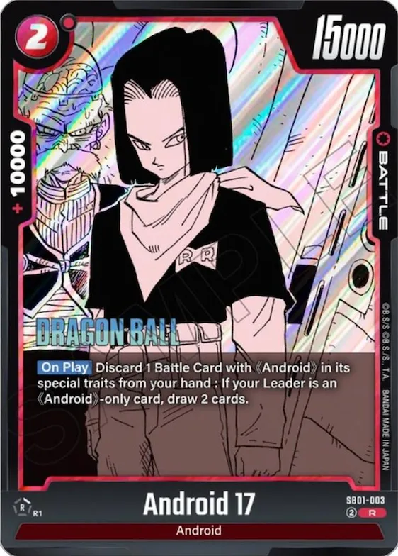 Android 17 - SB01-003 #sb1-003 – Manga Booster 01