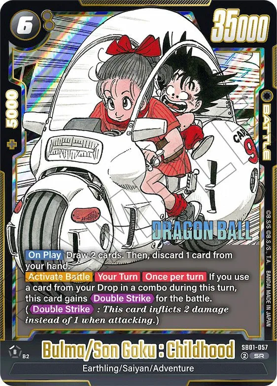 Bulma/Son Goku : Childhood #sb1-057 – Manga Booster 01