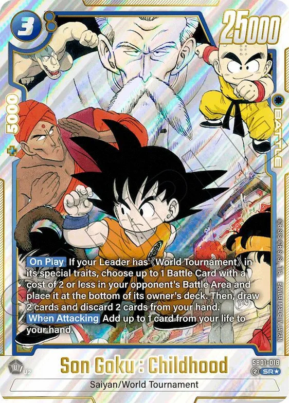 Son Goku : Childhood - SB01-018 (Alternate Art) #sb1-018 – Manga Booster 01