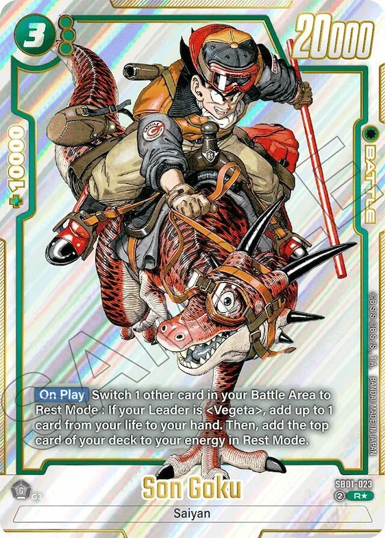 Son Goku - SB01-023 (Alternate Art) #sb1-023 – Manga Booster 01