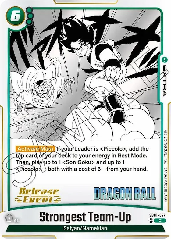 Strongest Team-Up #sb1-027 – Manga Booster 01 Release Event Cards