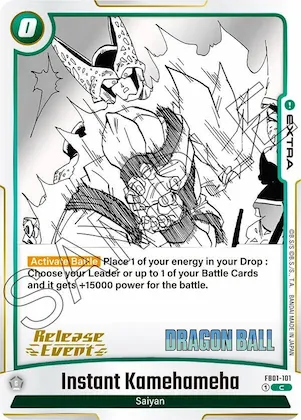 Instant Kamehameha #fb1-101 – Manga Booster 01 Release Event Cards