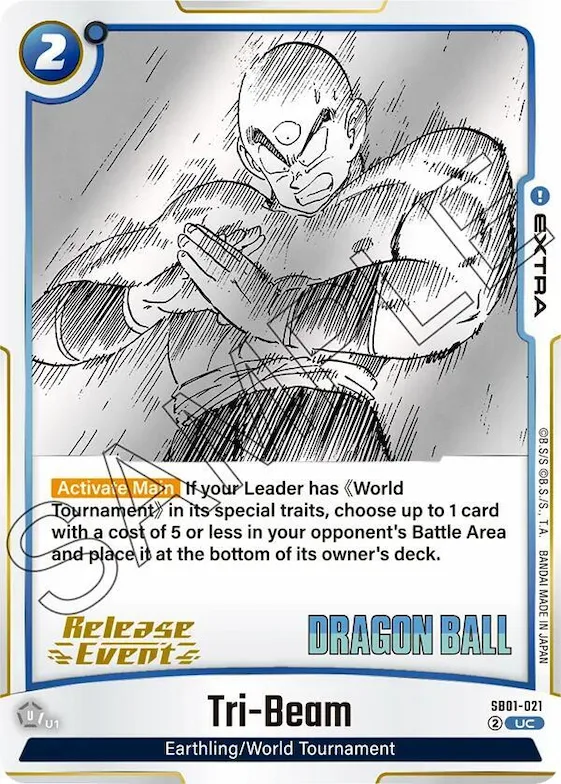 Tri-Beam #sb1-021 – Manga Booster 01 Release Event Cards