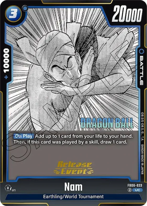 Nam #fb6-033 – Manga Booster 01 Release Event Cards