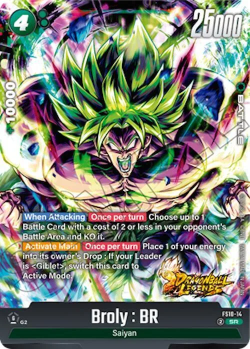 Broly : BR #fs10-14 – Starter Deck 10: Giblet